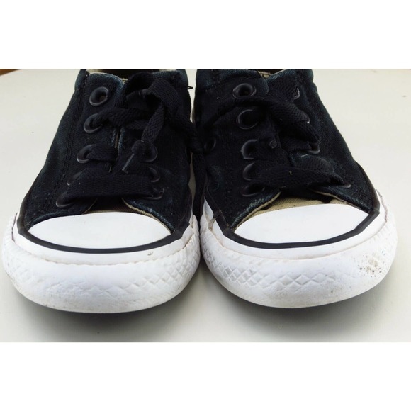 Converse All star Toddler Unisex 10.5 Medium Black Low Top Fabric - Picture 2 of 8